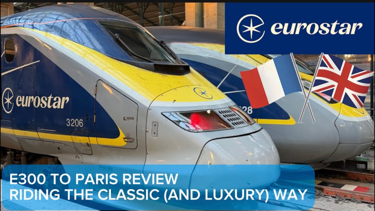 Riding Eurostar’s classic e300 to Paris in BUSINESS PREMIER! 🇬🇧🇫🇷
