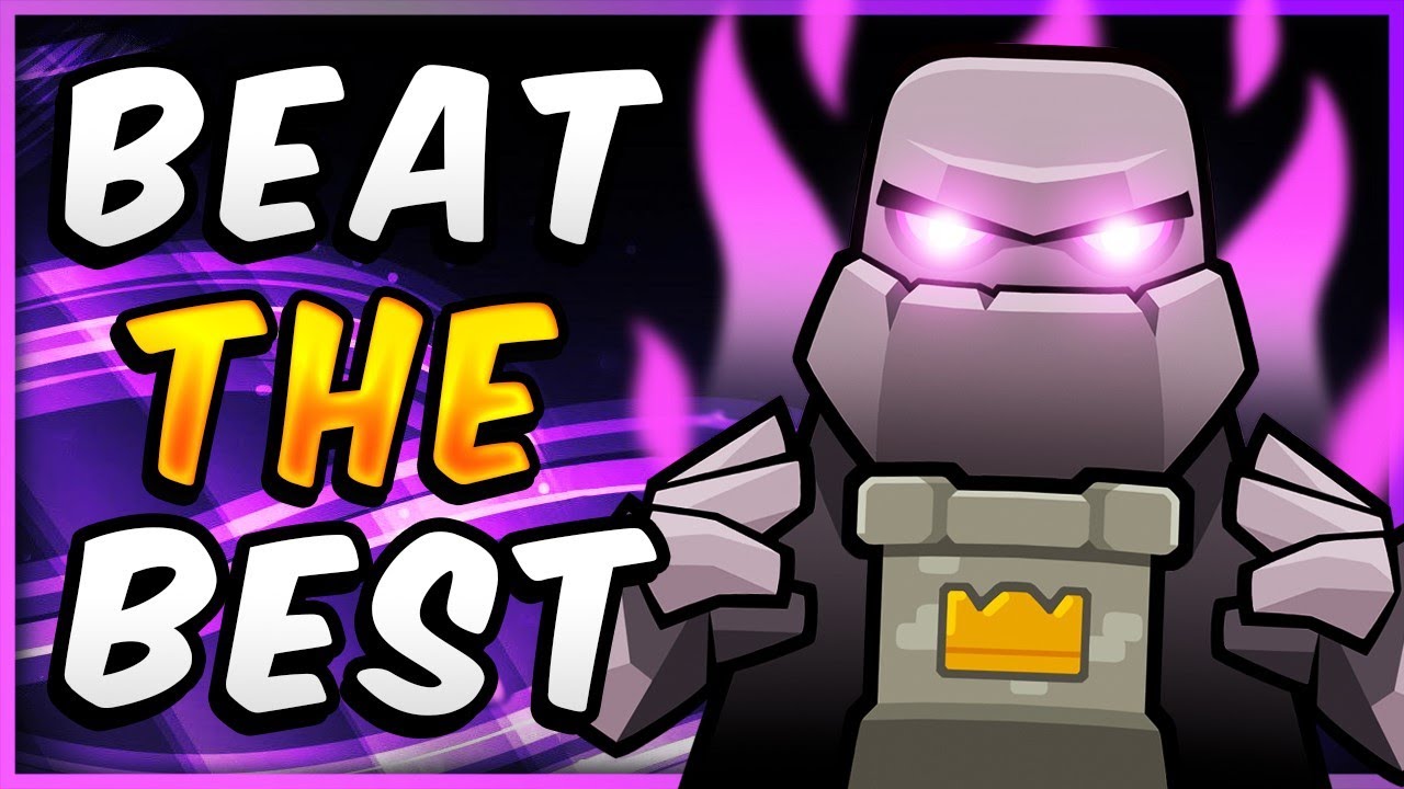 MY MAIN GOLEM DECK BEATS THE BEST PLAYERS IN THE WORLD! — Clash Royale