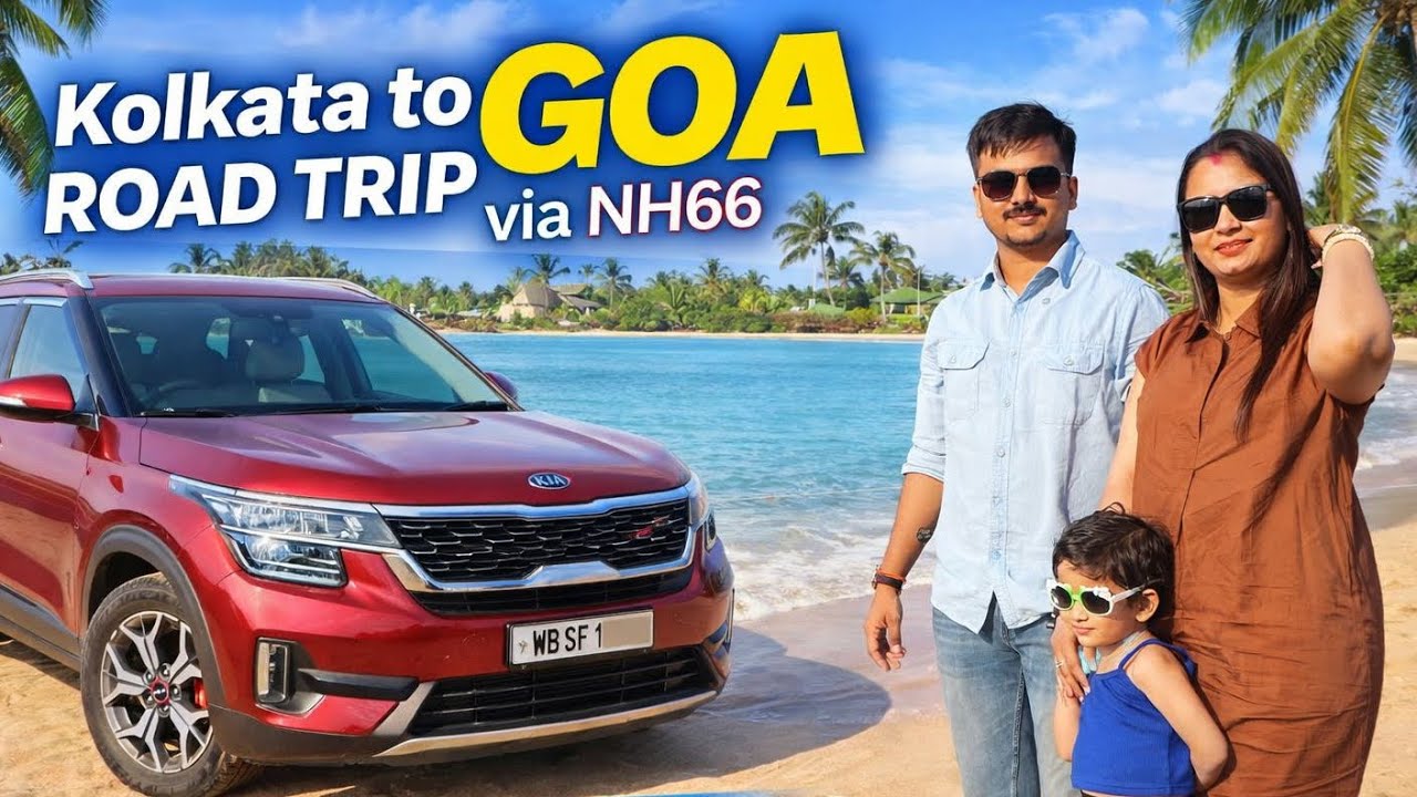 Finally Reached Goa From Kolkata Ep-5 | Beach Front Stay in Agonda | South Goa | #roadtrip #travel
