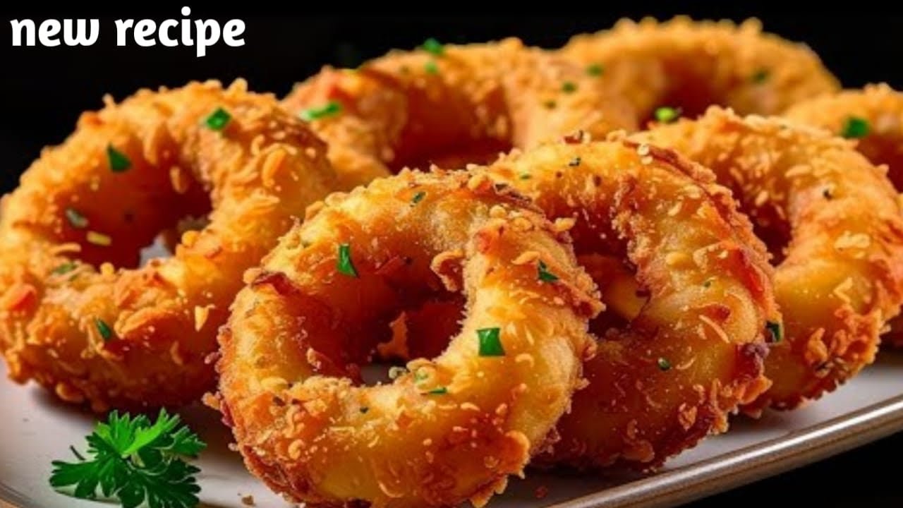 इडली डोसा भूल जाएंगे जब सिर्फ 5 मिनट में चटाकेदार नया नाश्ता बनाएंगे । Mozzarella Onion Rings 