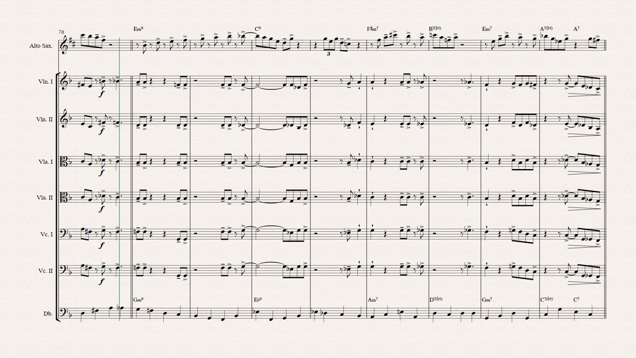 The Girl from Ipanema - Antonio Carlos Jabim (String Orchestra)