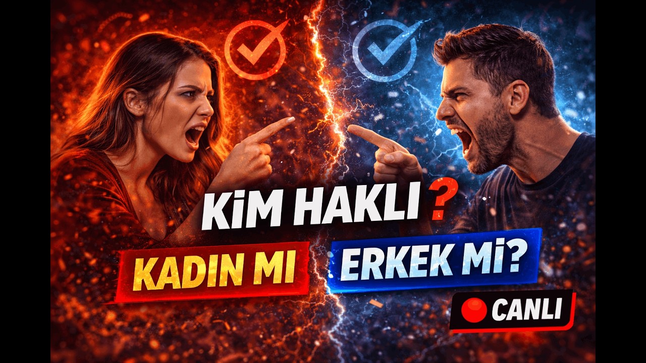 KİM HAKLI? KADIN MI ERKEK Mİ?