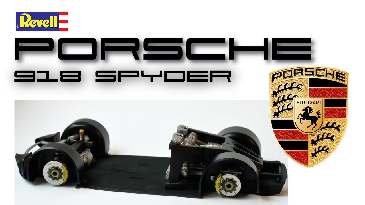 Revell 1/24 Porsche 918 Spyder part II - chassis