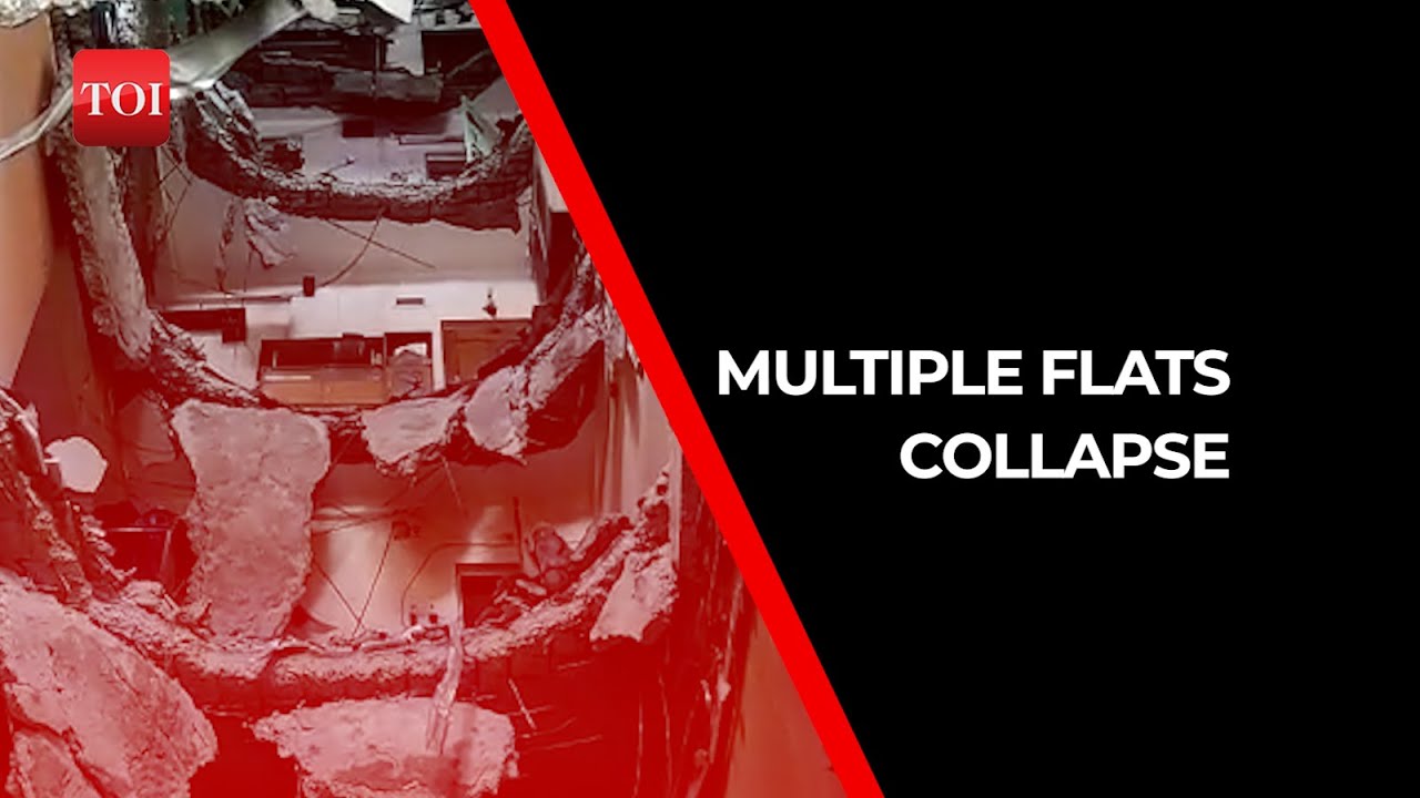 Navi Mumbai: Ceiling slabs of multiple flats collapse, one dead, six injured