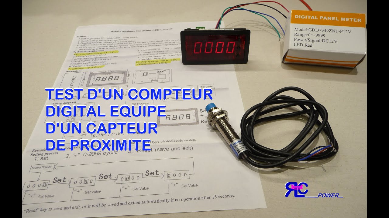 TEST D'UN COMPTEUR DIGITAL