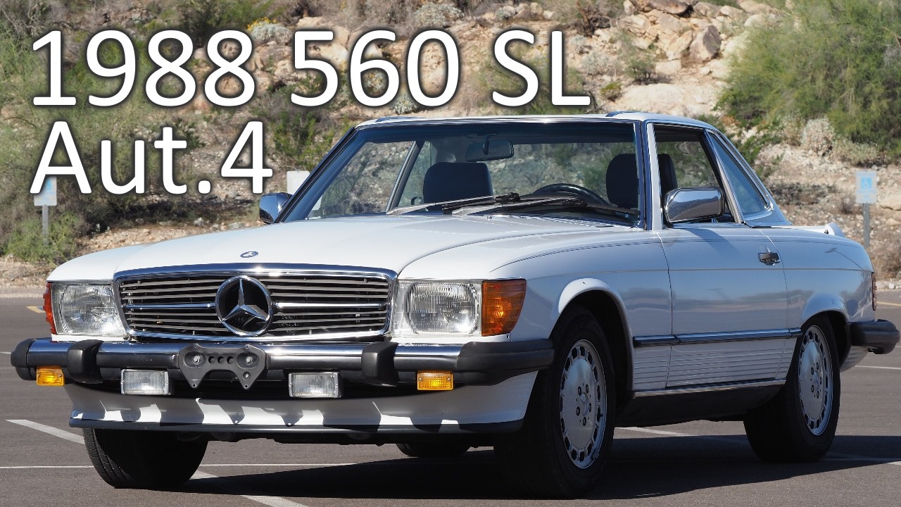 1988 Mercedes 560SL - Arizona winter drive + walk-around