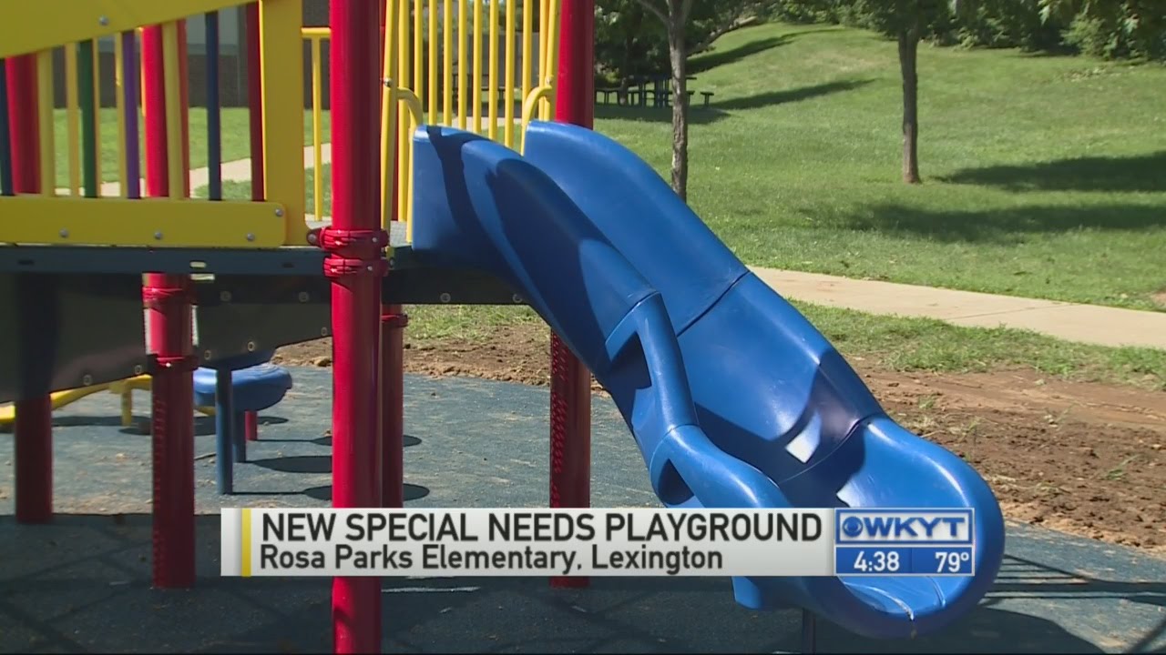 Lexington's Rosa Parks Elementary gets new 'inclusive' playground
