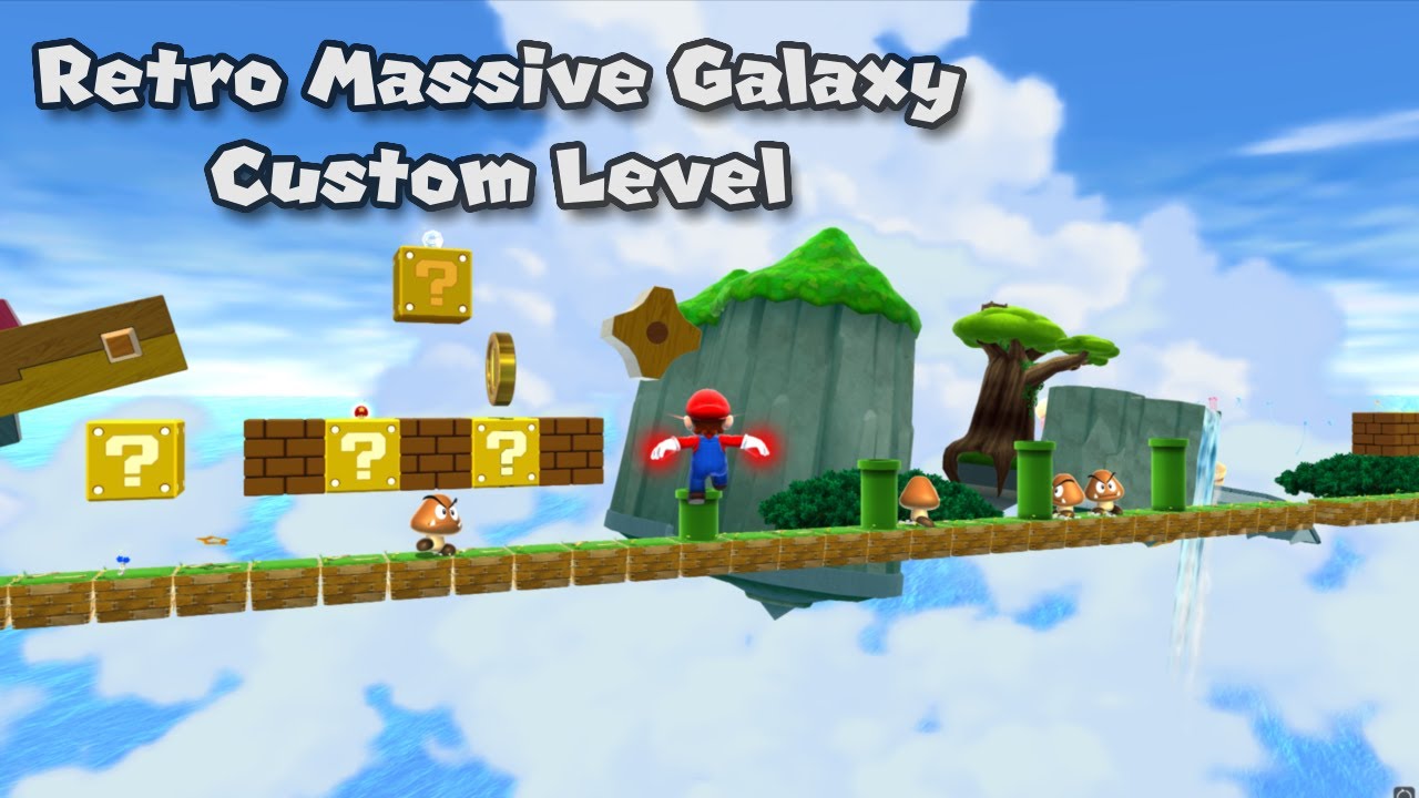 Super Mario Galaxy 2 Custom level: Retro Massive Galaxy