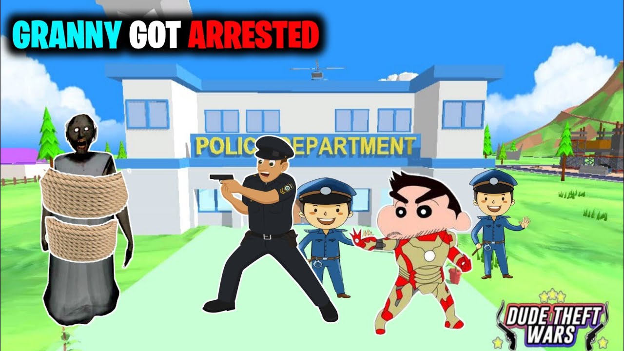 SHINCHAN ARRESTED GRANNY IN DUDE THEFT WARS || SASTI GTA V