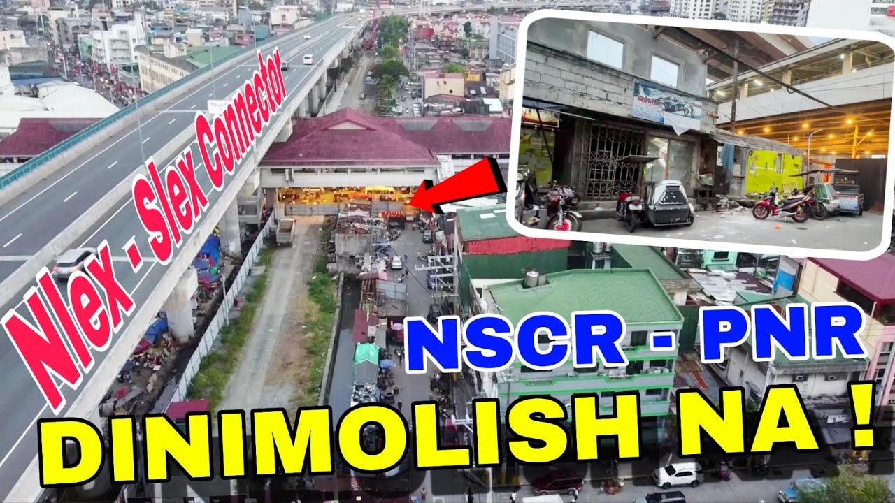 Giniba na mga gusali para sa NSCR - PNR Blumentritt Station - Old Antipolo St Manila !