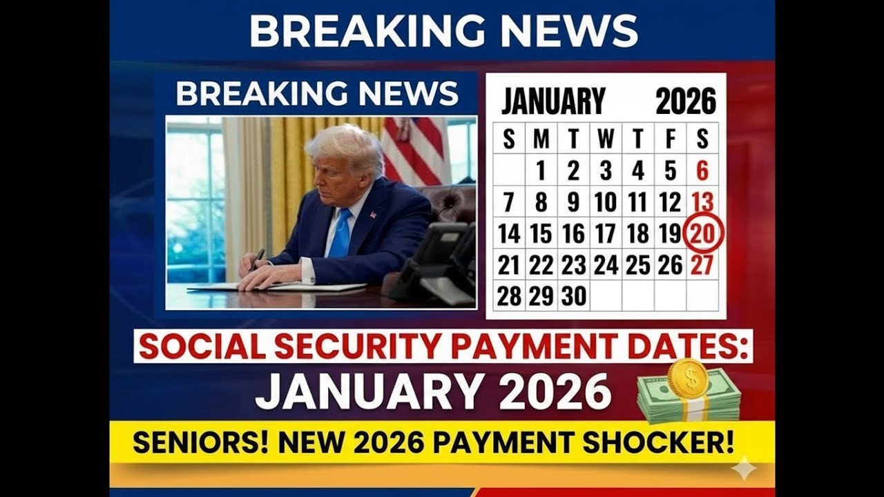 📢 Just Confirmed: January 2026 Social Security & Stimulus Check Deposit Schedule