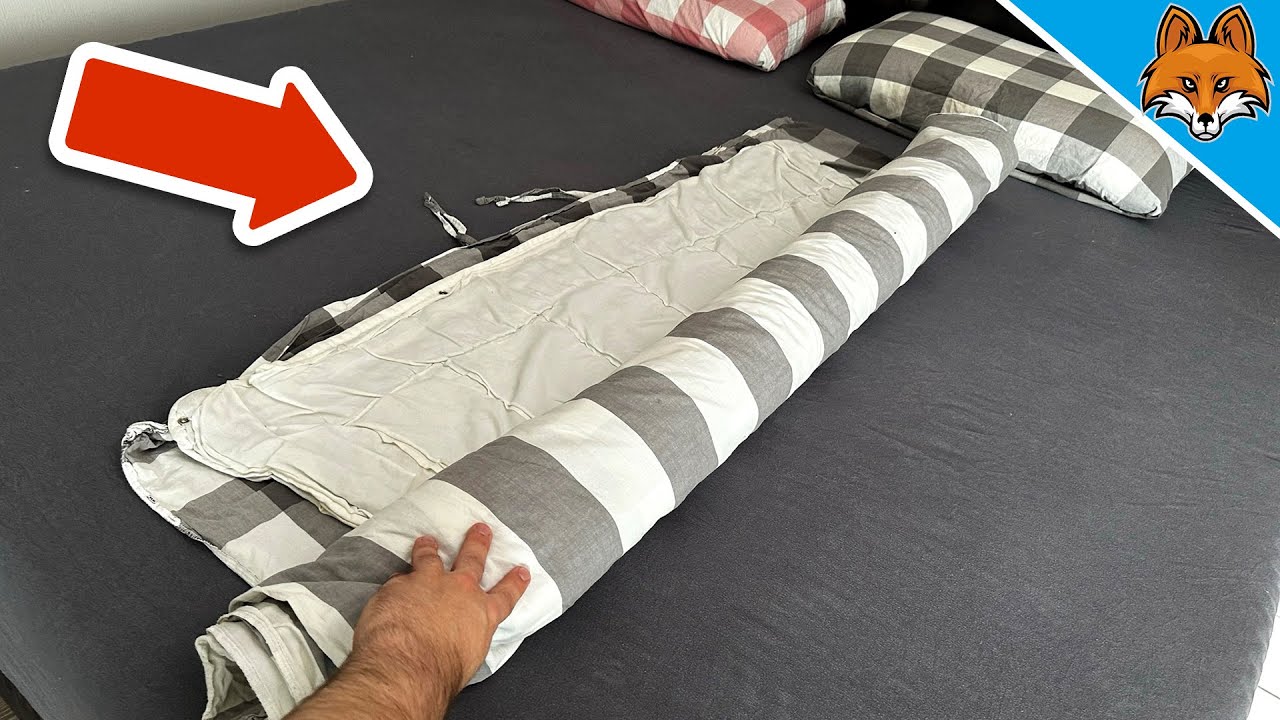 Fast NIEMAND kennt diesen Bett beziehen Trick💥(Genial)🤯