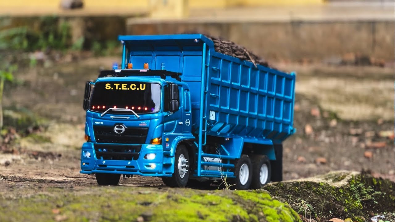 Keempat ❗️Miniatur Truck RC Hino 500 - Review Electric Truck RC Hino
