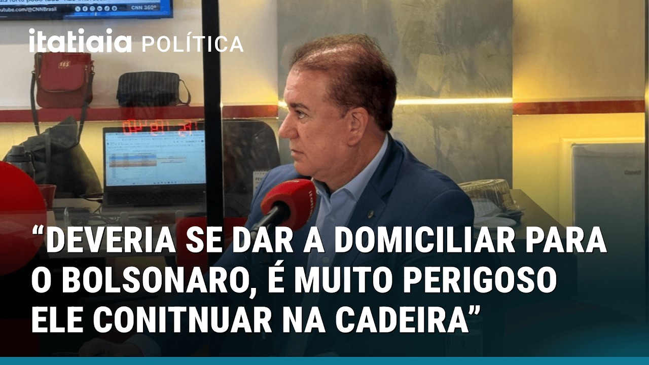 DEPUTADO DA BASE DE LULA DEFENDE PRISÃO DOMICILIAR PARA BOLSONARO