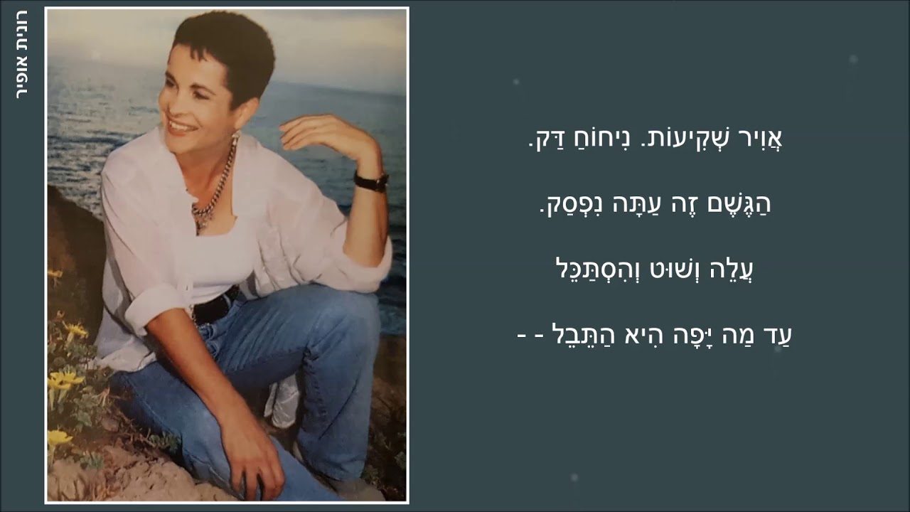 שיר עד - דצמבר - מילים: נתן אלתרמן | לחן: משה וילנסקי | שירה: רונית אופיר, 1996 - Ronit Ophir