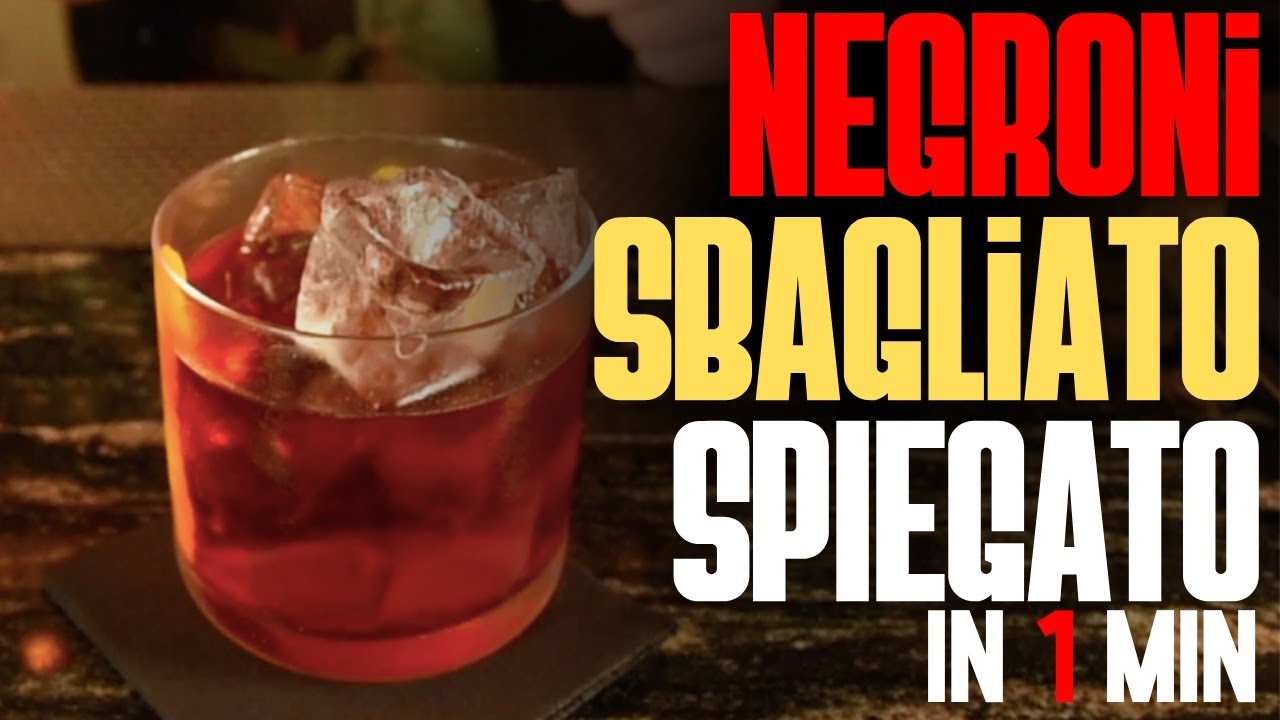 Negroni Sbagliato: BAR BASSO? TAAAC - Ricetta e Preparazione | Italian Bartender