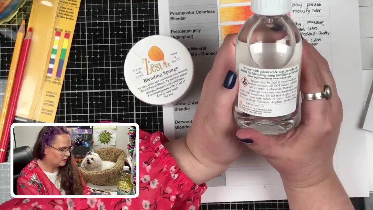 Blending Colored Pencils - What is the BEST Solvent or Tool? (LIVE)