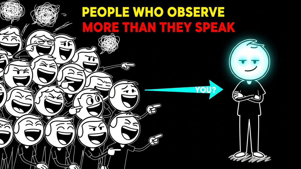 Psychology of People Who Observe More Than They Speak