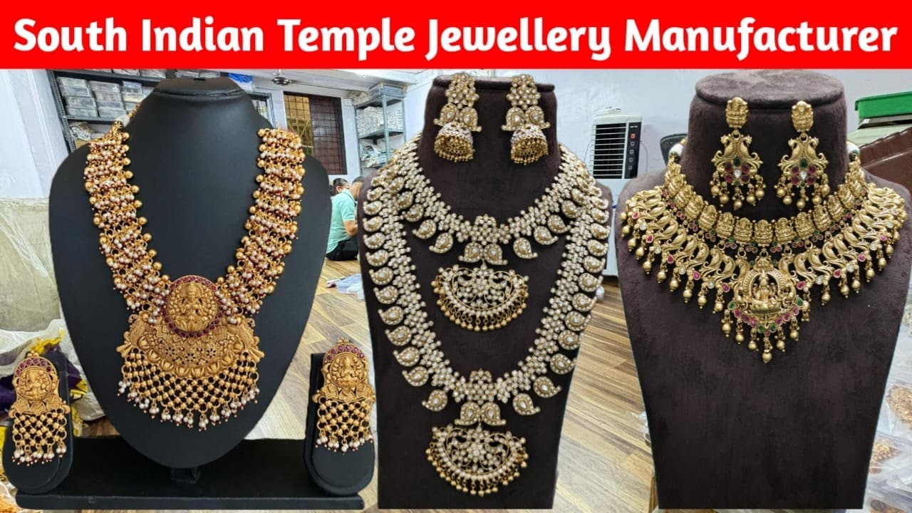 India BIGGEST Temple Jewellery MANUFACTURER Mumbai | South Indian Temple Jewellery Wholesale Mumbai