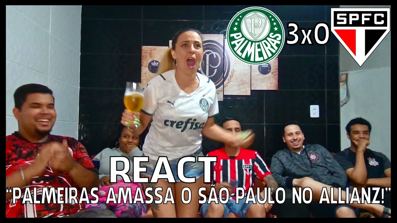 REACT PALMEIRAS 3X0 SÃO PAULO | QUARTAS DE FINAL LIBERTADORES 2021