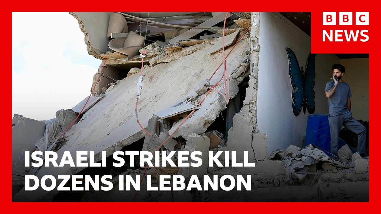 Dozens killed in Lebanon as Israel intensifies strikes | BBC News