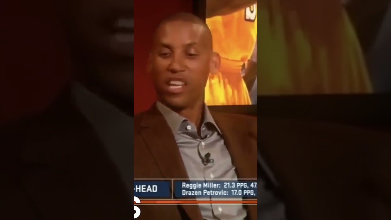Reggie Miller talks about Dražen Petrović as his opinion the best shooter he has ever seen #shorts