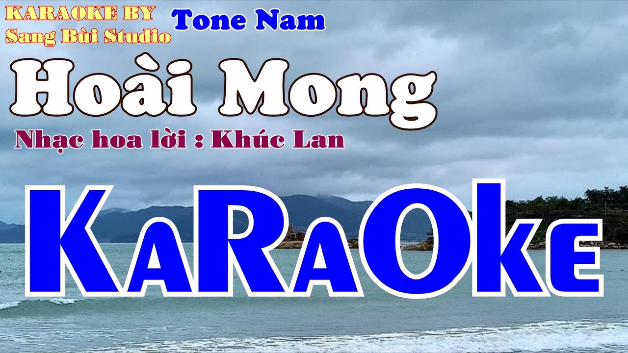KARAOKE | Ho&agrave;i Mong - L&yacute; Hải | Beat TONE NAM ( Tone F )