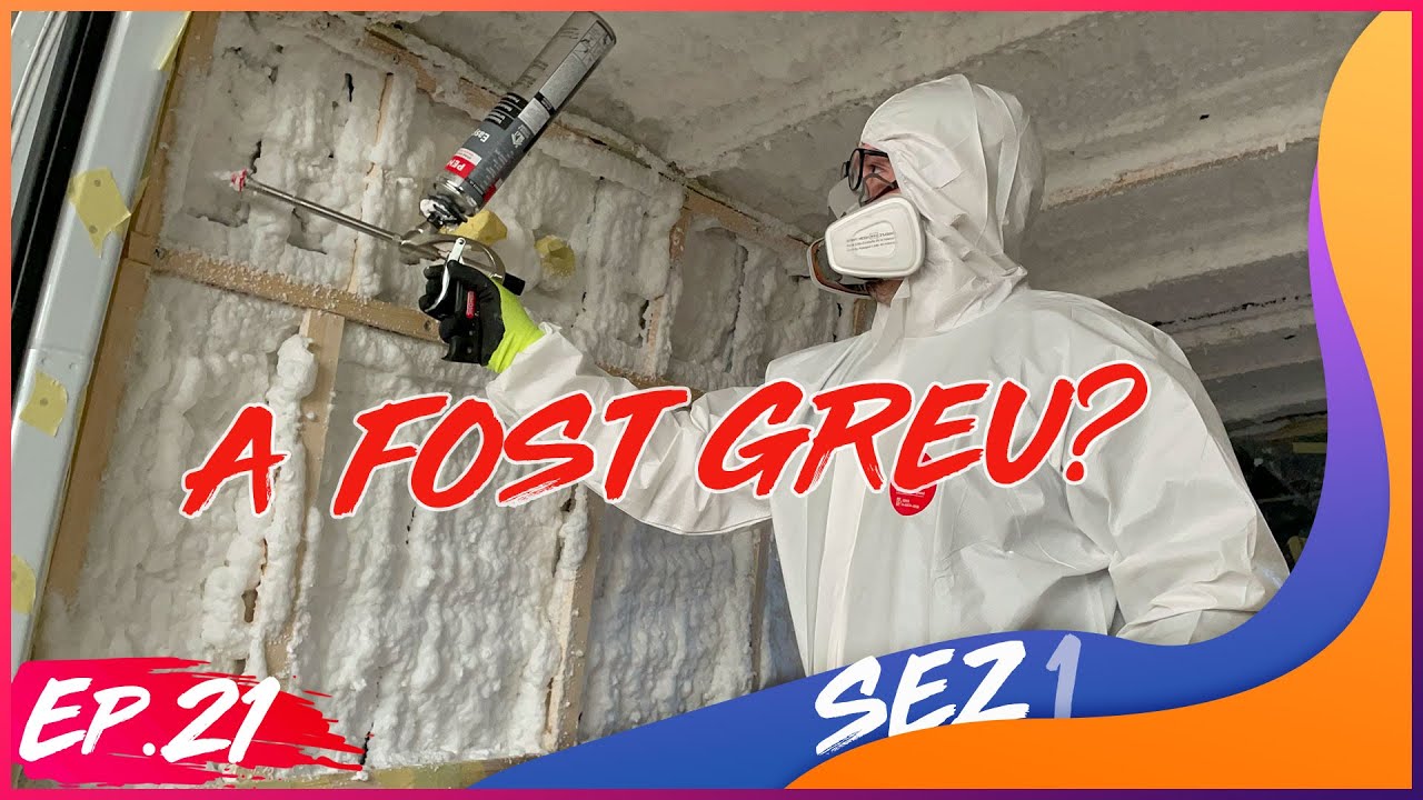 A FOST GREU❓Am IZOLAT autorulota CU SPUMĂ🍦| Conversie CamperVan 🥽