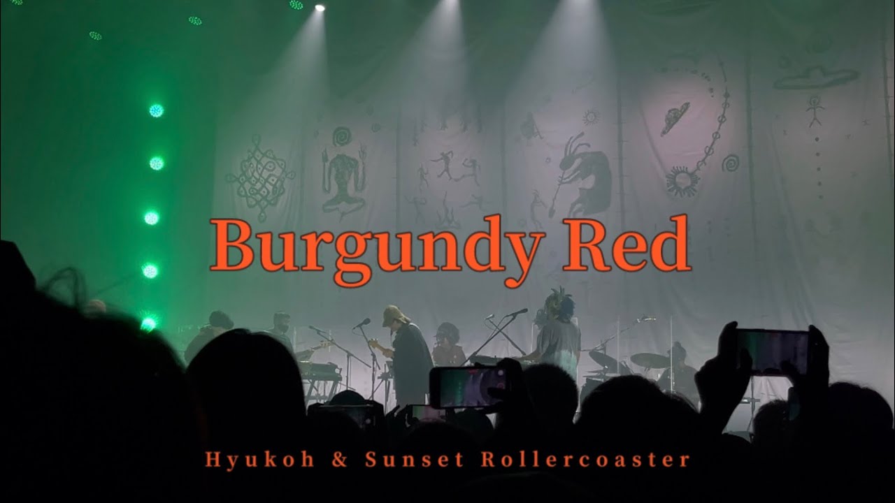 Sunset Rollercoaster - Burgundy Red  | AAA TOUR BY HYUKOH & SUNSET ROLLERCOASTER, 2024 - HONG KONG