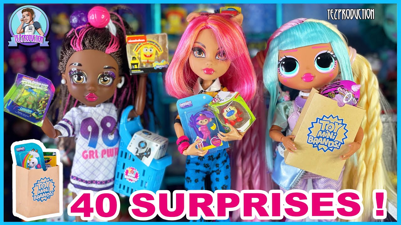 OUVERTURE 5 SURPRISE TOY MINI BRANDS !
