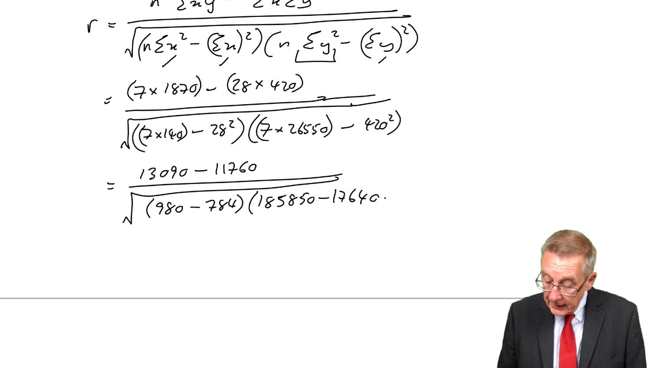 CIMA BA2 - The Pearson’s correlation coefficient