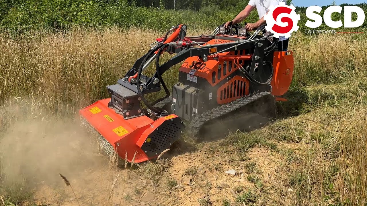 Mini chargeur - Valet de ferme RAPTOR 700.C, broyeur, tarière, trancheuse de sol - SCD équipements