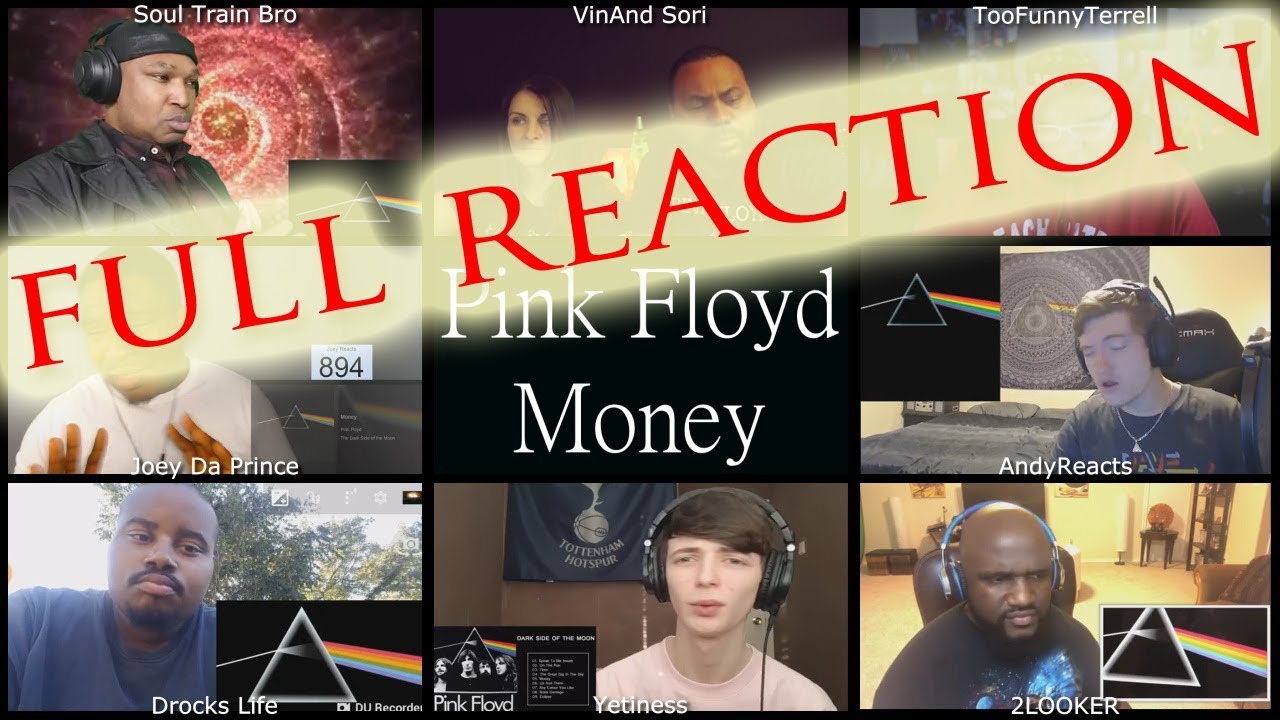 FULL MULTI REACTION Pink Floyd Money / MULTI REACT-A-THON