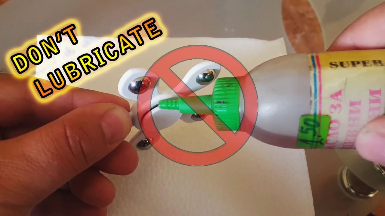 Do not lubricate a fidget spinner with oil(and how to clean it if you did)