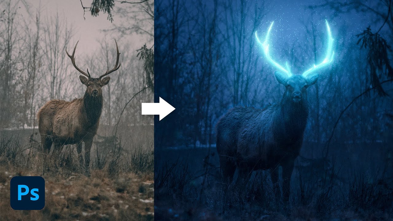 Как создать эффект свечения в Adobe Photoshop