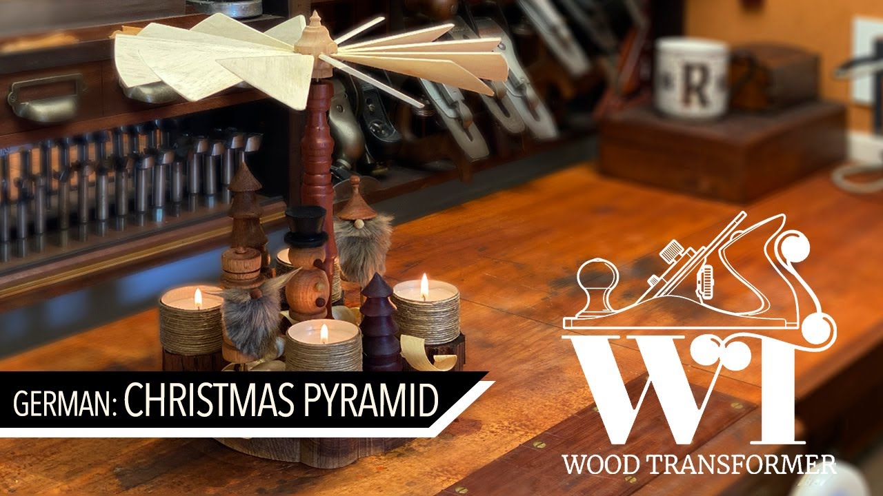 German Christmas pyramid - carousel with candle ​⁠#howtomake
