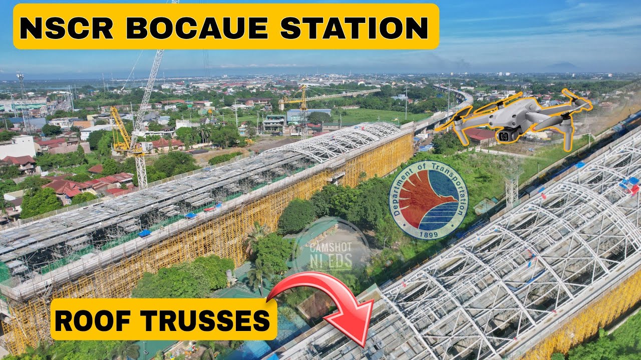 NSCR BOCAUE STATION HALOS BUONG STATION NA ANG MY ROOF TRUSSES | LATEST UPDATE as of Sept 25, 2024