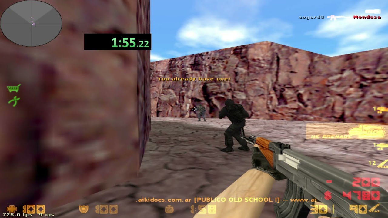 Speedrun Ban cs 1.6 comunidad Aikido