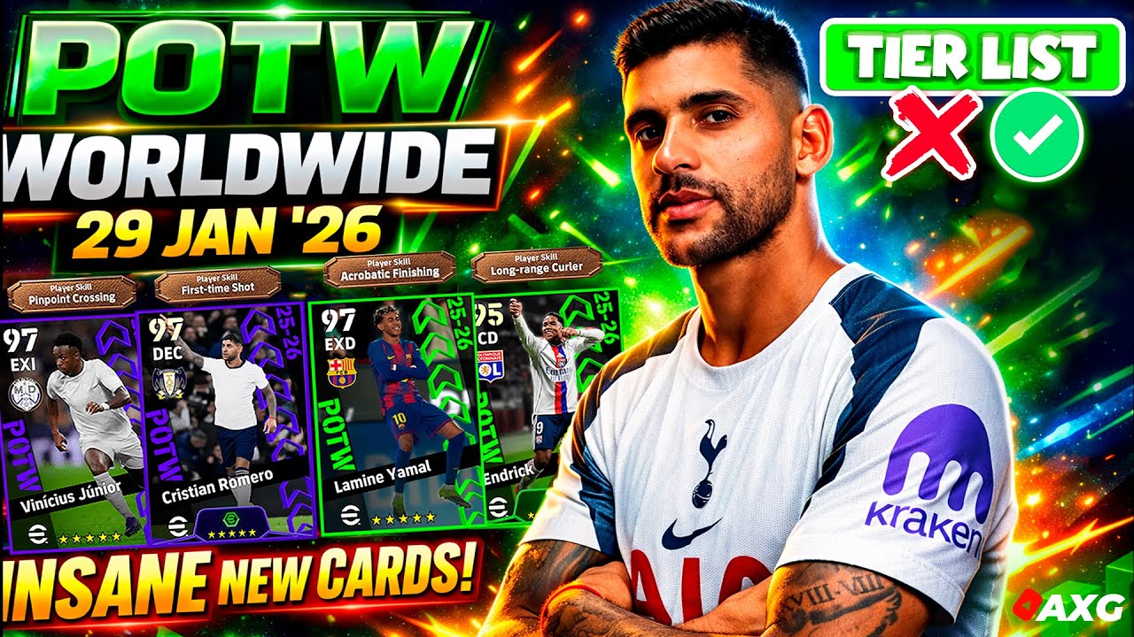 ¡MI REVANCHA! 🔥 POTW Worldwide 29 Jan '26 eFootball ✅ Opening + Tier List 📝