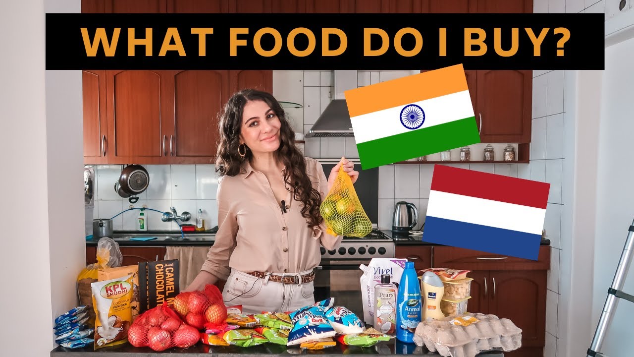 What Indian food and Dutch food do I buy as a Netherlands foreigner in India vlog | TRAVEL VLOG IV