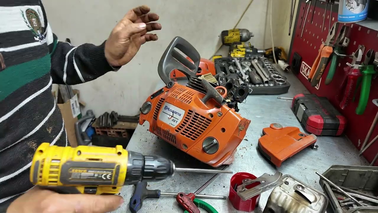 Husqvarna 461  Sekman Neden Sıkışır / Motorlu Testere Çalışmıyor / Piston değişimi Nasıl Yapılır