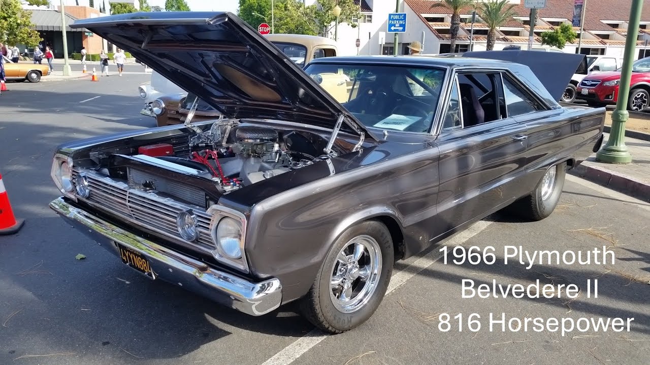1966 Plymouth Belvedere II 572 cu in Wedge V8 816 Horsepower @ 7600 RPM on Dyno Pro Street 66 Mopar