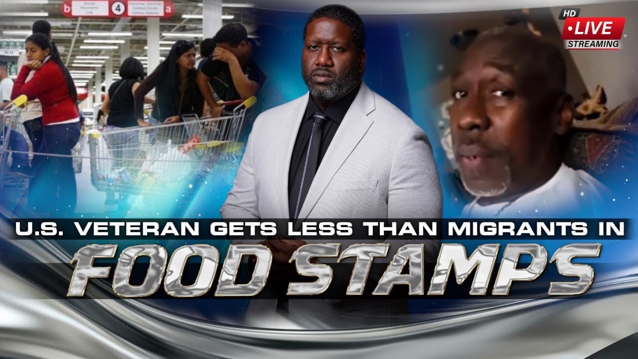 Black US Military Veteran Receives $23 In Food Stamps While Migrants Receive $1000s In Benefits