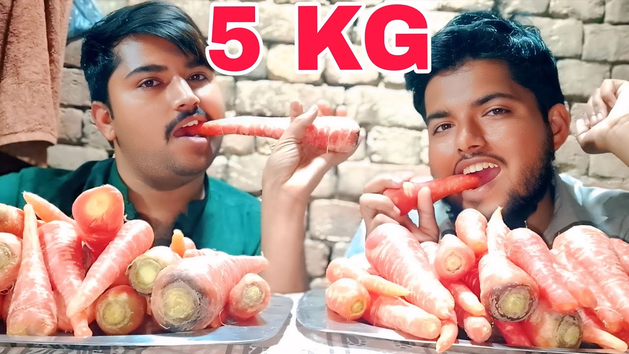 🥕Gajar 🥕5 KG balloon pani ka sar per challenge 🥕