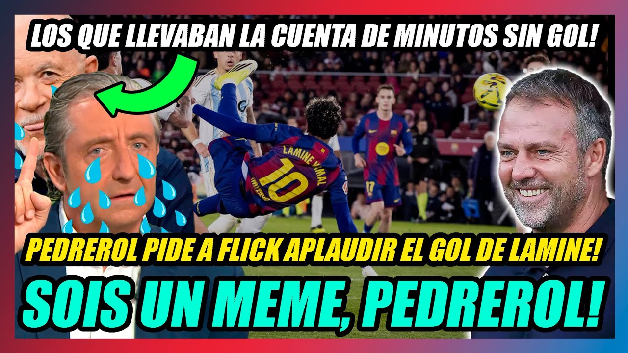 🔥EL CHIRINGUITO BUSCA POLÉMICA entre HANSI FLICK y LAMINE YAMAL!🔥ELOGIAN SU GOLAZO...SIN SINCERIDAD🔥