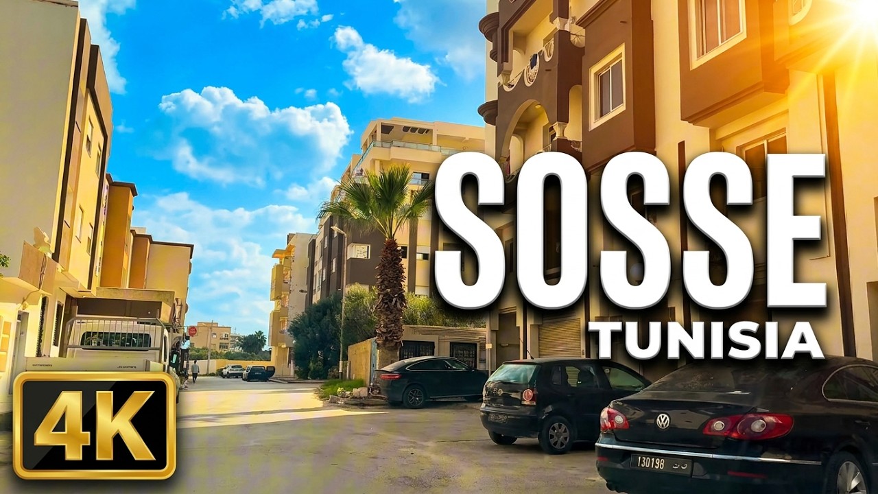 Sousse Driving Tour 🇹🇳 Tunisia 4K HDR