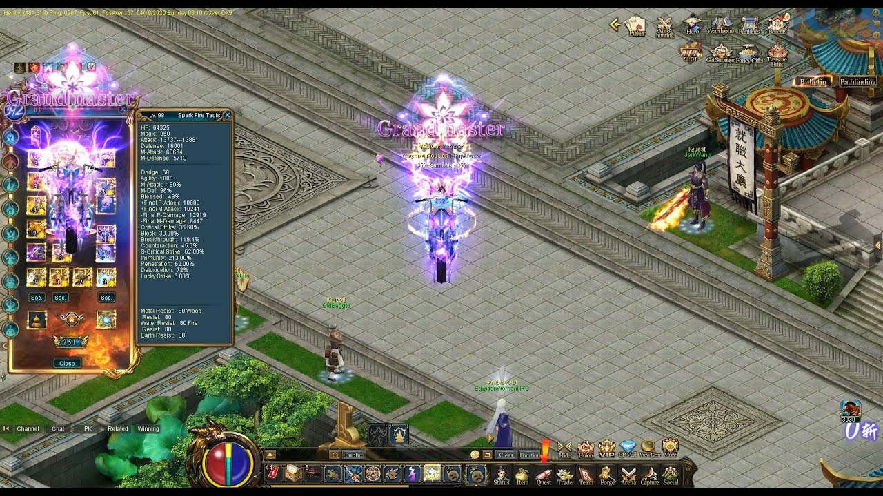 Conquer 3.0 Fire Tao lvl 99 Vs All and New Ninjas