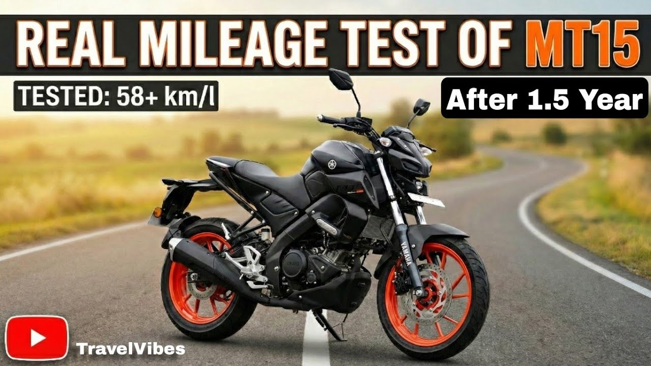 Real Mileage Test Of Yamaha MT 15 2025 | Mileage Test Of MT 15 | Shocking Result 
