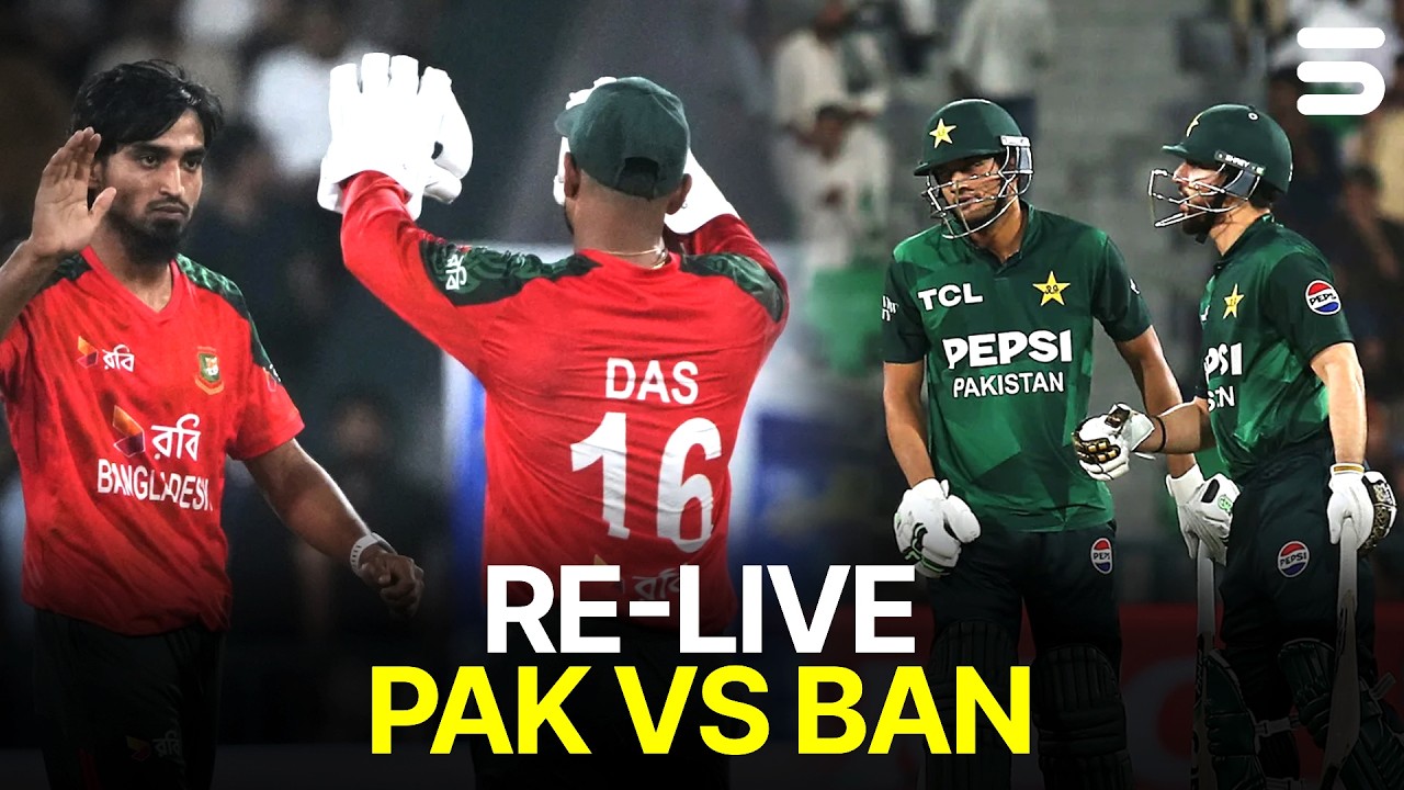 🔴 - 𝐑𝐄𝐋𝐈𝐕𝐄 | Pakistan vs Bangladesh | 2nd T20I, 2025 | PCB | M3L1J