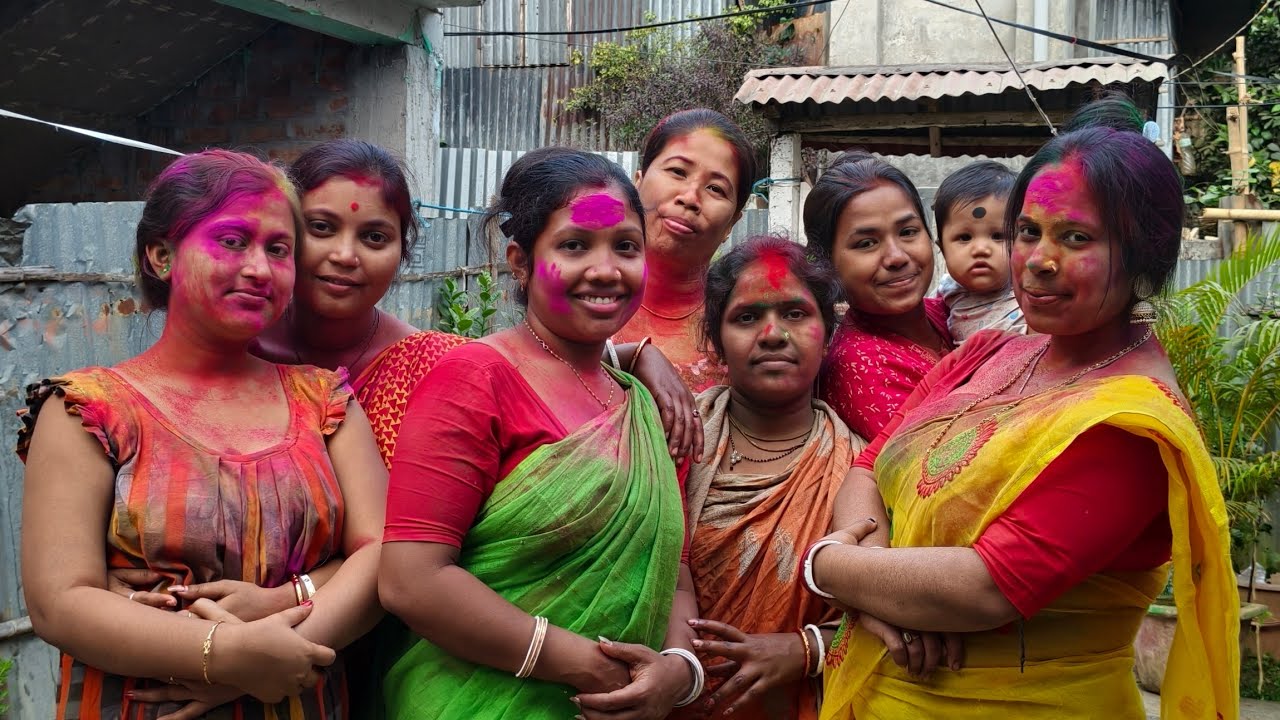 Family Holi Preparation Turned Into a Blast 😱🎉 #holicelebration #holispecial #familyvlog #tripura 